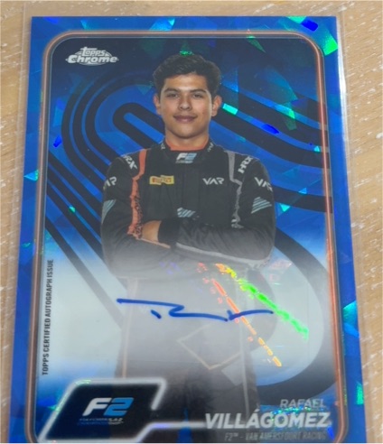2024 Topps Chrome Formula 1 #40 Rafael Villagomez Van Amersfoort Racing — front