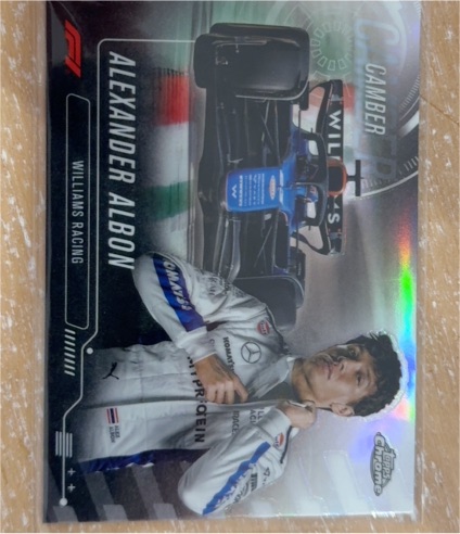 2024 Topps Chrome Formula 1 #CAM-7 Alexander Albon Camber — front