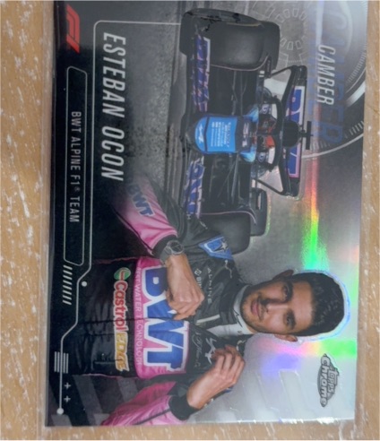 2024 Topps Chrome Formula 1 #CAM-6 Esteban Ocon Camber — front