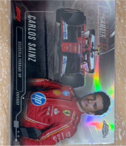 2024 Topps Chrome Formula 1 Camber #CAM-2 Carlos Sainz — front