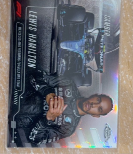 2024 Topps Chrome Formula 1 Camber #CAM-3 Lewis Hamilton — front