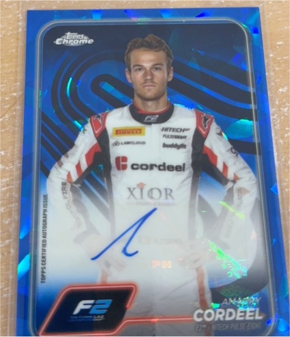 2024 Topps Chrome Sapphire Formula 1 #CAC-COR Amaury Cordeel Auto — front