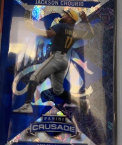 2025 Panini Crusade #100 Jackson Chourio — front
