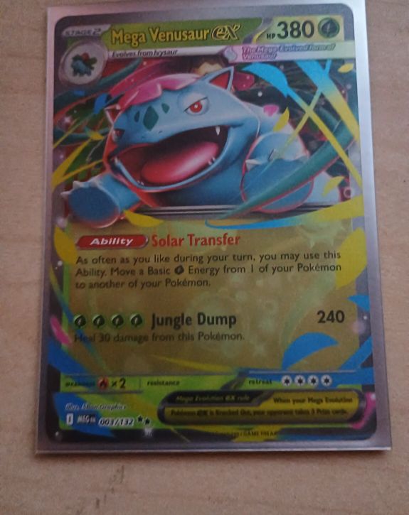 Mega Venusaur ex 003/132 — front