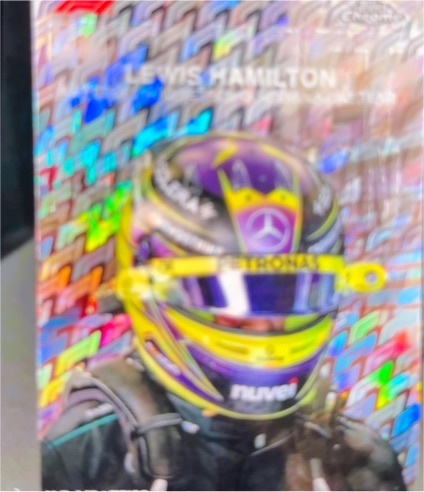 2024 Topps Chrome Formula 1 - Helmet Collection #HC-6 Lewis Hamilton — front