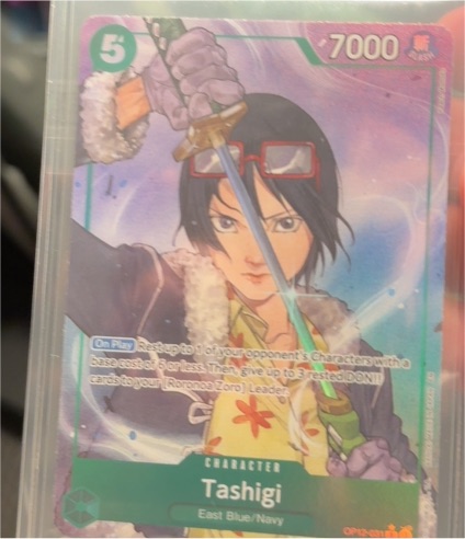 2025 One Piece Card Game OP12-031 Tashigi — front