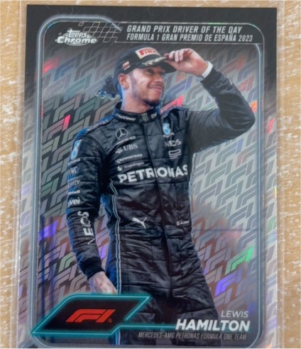 2024 Topps Chrome Formula 1 #165 Lewis Hamilton — front