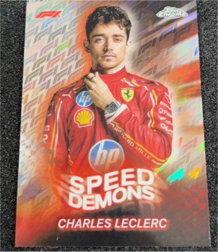 2024 Topps Chrome Formula 1 #SD-3 Charles Leclerc Speed Demons — front