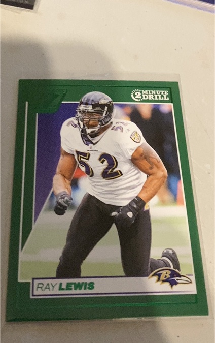 2024 Panini Zenith #9 Ray Lewis Two Minute Drill — front