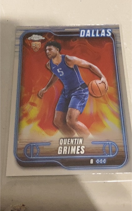 2024-25 Topps Chrome #163 Quentin Grimes — front
