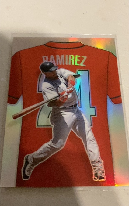 2025 Panini Crusade Numbers #4 Manny Ramirez — front