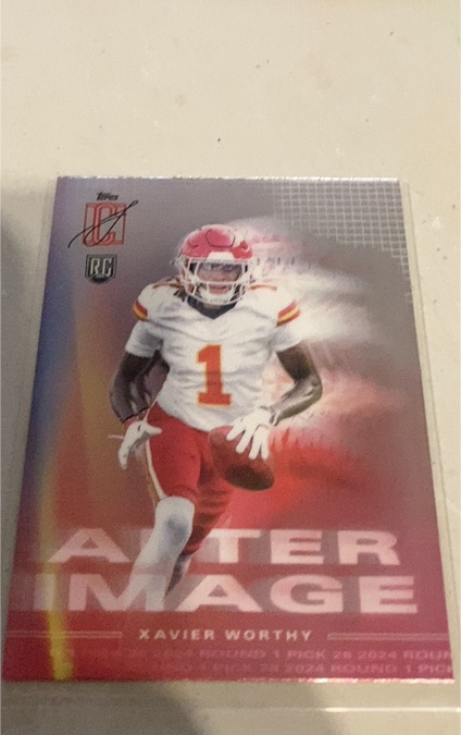 2024 Topps Signature Class After Image #AI-12 Xavier Worthy — front