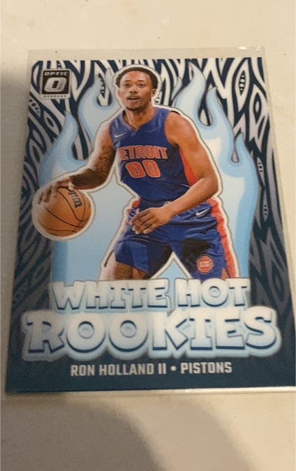 2024-25 Panini Donruss Optic #1 Ron Holland II White Hot Rookies — front