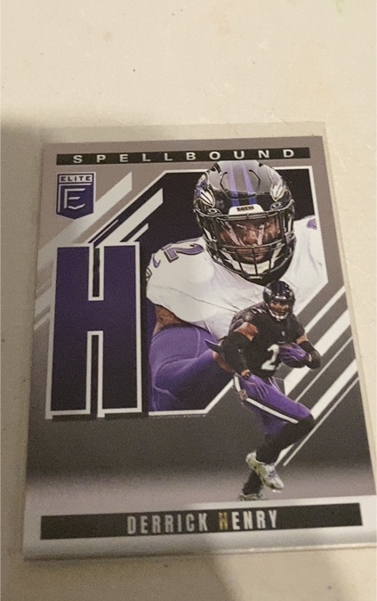 2025 Panini Donruss Elite #29 Derrick Henry Spellbound H Baltimore Ravens — front