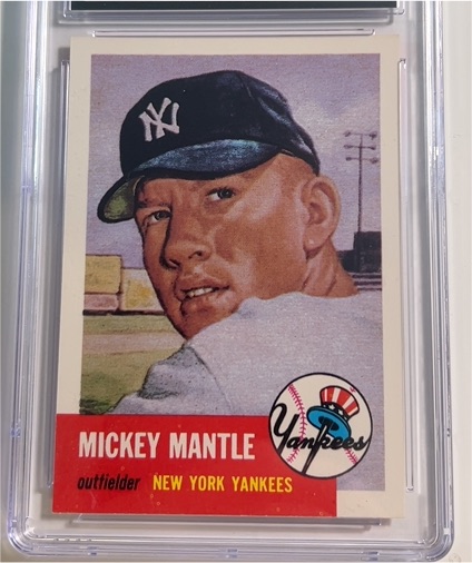 1991 Topps Archives The Ultimate 1953 Set #82 Mickey Mantle — front