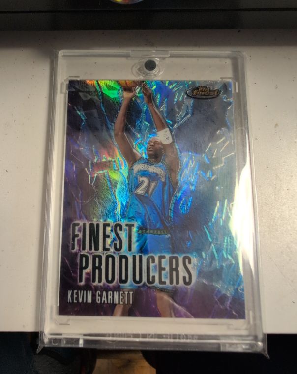1999 Topps Finest Producers #FP5 Kevin Garnett — front