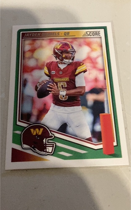 2025 Panini Score #195 Jayden Daniels — front