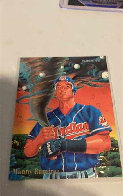 1995 Fleer Pro-Vision #6 Manny Ramirez — front