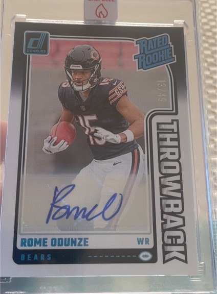 2024 Panini Donruss #4 Rome Odunze — front