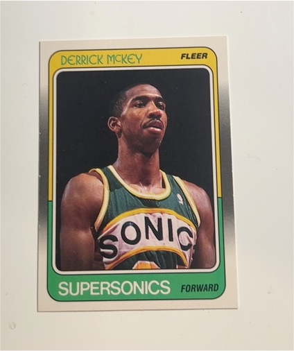 1988-89 Fleer #109 Derrick McKey — front