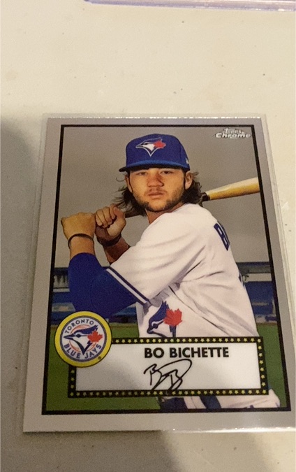 2021 Topps Chrome Platinum Anniversary #199 Bo Bichette — front