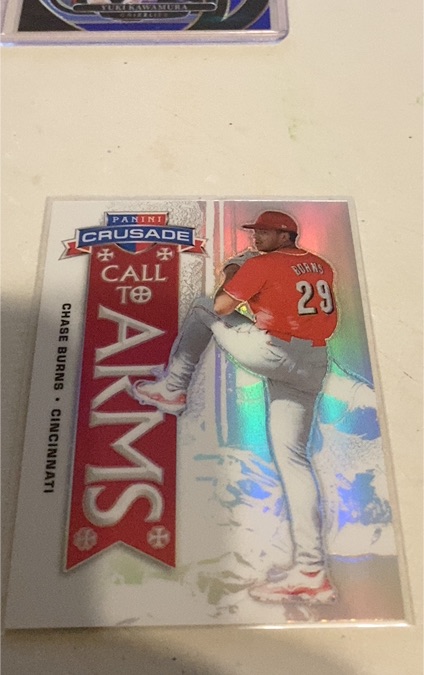 2025 Panini Crusade #17 Chase Burns Call To Arms — front