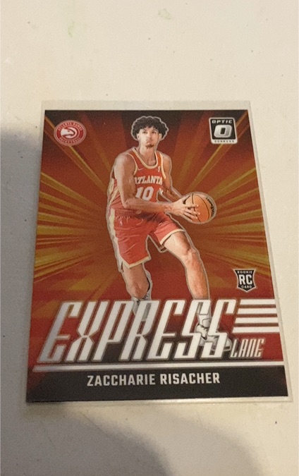 2024-25 Panini Donruss Optic #23 Zaccharie Risacher Express Lane — front
