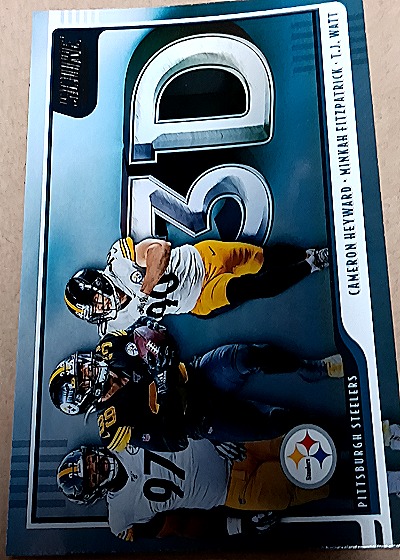 2020 Score 3D #3D-TMC Cameron Heyward / Minkah Fitzpatrick / T.J. Watt — front
