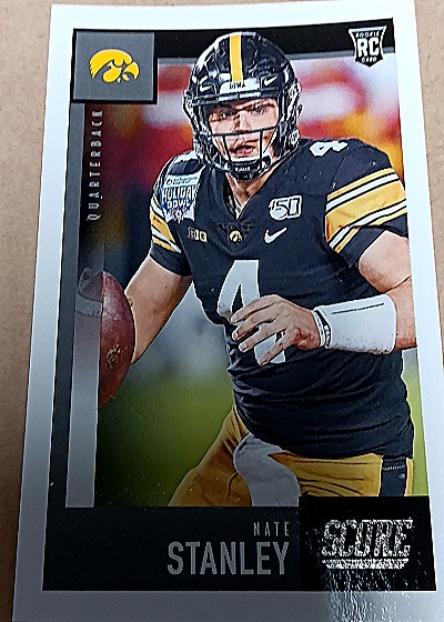 2020 Panini Score #364 Nate Stanley Rookie — front