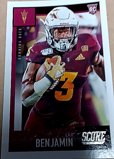 2020 Panini Score #380 Eno Benjamin Rookie — front
