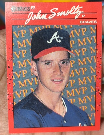 1990 Donruss #BC-12 John Smoltz Bonus MVP's — front