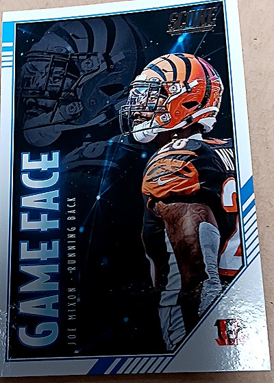 2020 Panini Score Game Face #GF-JM Joe Mixon — front