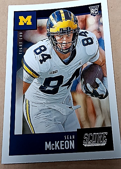 2020 Panini Score #410 Sean McKeon Rookie Card — front