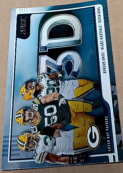 2020 Score 3D #3D-BKA Adrian Amos/Blake Martinez/Kevin King Green Bay Packers — front