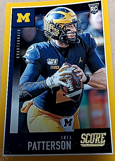 2020 Panini Score #366 Shea Patterson — front