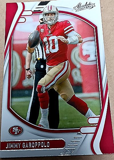2021 Panini Absolute Football #82 Jimmy Garoppolo — front
