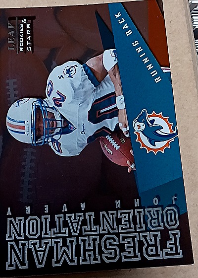 1998 Leaf Rookies & Stars #11 John Avery Freshman Orientation — front