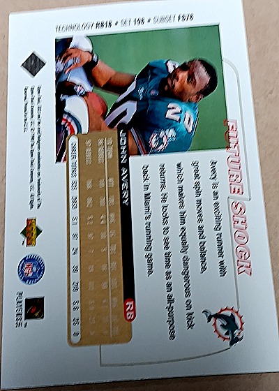 1999 Upper Deck Future Shock #FS-18 John Avery — back