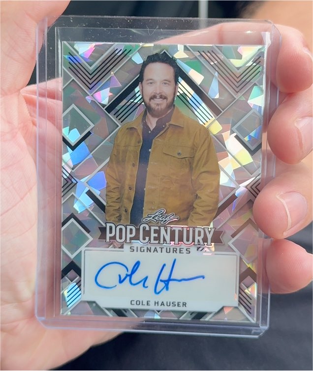 2022 Leaf Pop Century Signatures Cole Hauser — front