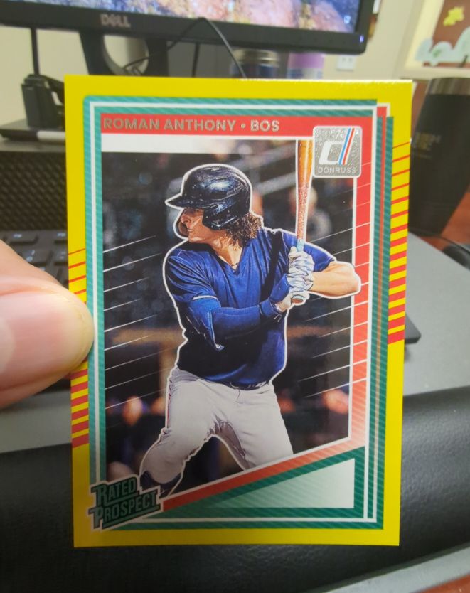 2025 Donruss Rated Prospects #155 Roman Anthony — front