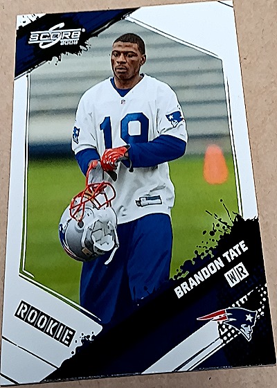 2009 Score #314 Brandon Tate — back