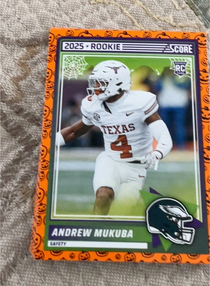 2025 Panini Score A Treat Halloween #98 Andrew Mukuba — front