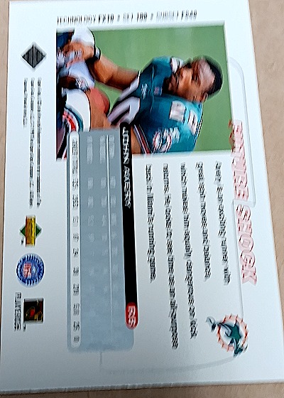 1998 Upper Deck #100 John Avery — back