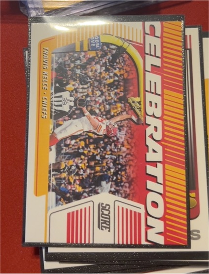 2025 Panini Score Celebration #C-TKE Travis Kelce — front