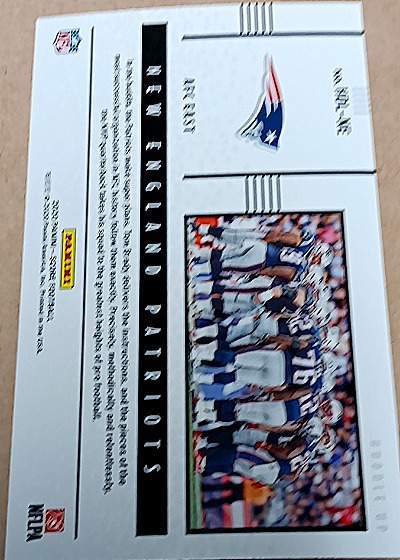 2008 Upper Deck #60 New England Patriots Team — back