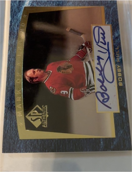 1997 SP Authentic Mark of a Legend #M5 Bobby Hull — front