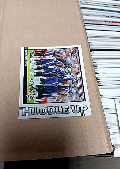 2020 Panini Score #HDL-BAL Baltimore Ravens Huddle Up — front