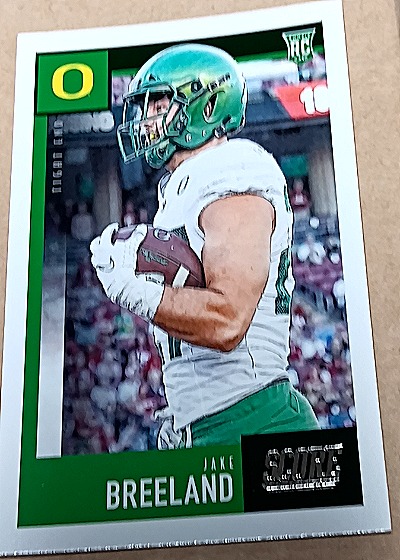 2020 Panini Score #407 Jake Breeland Rookie Card — front