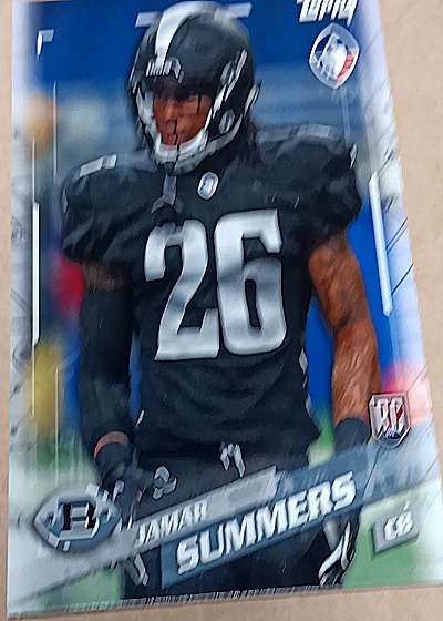2019 Topps AAF #CB Damar Summers — front