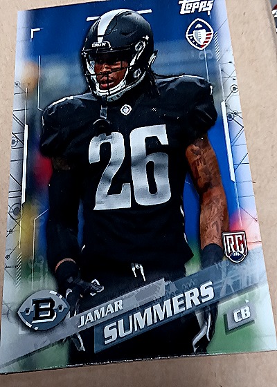 2019 Topps AAF #116 Jamar Summers — front